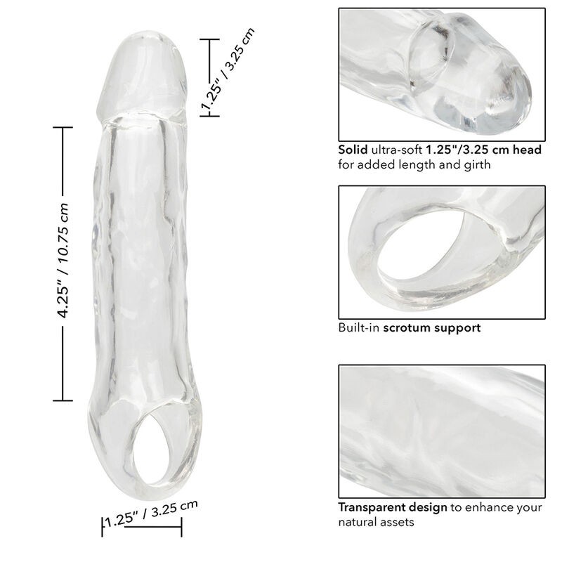 CALIFORNIA EXOTICS - PERFORMANCE MAXX CLEAR EXTENSION 5,5 TRANSPARENT CALIFORNIA EXOTICS - 8