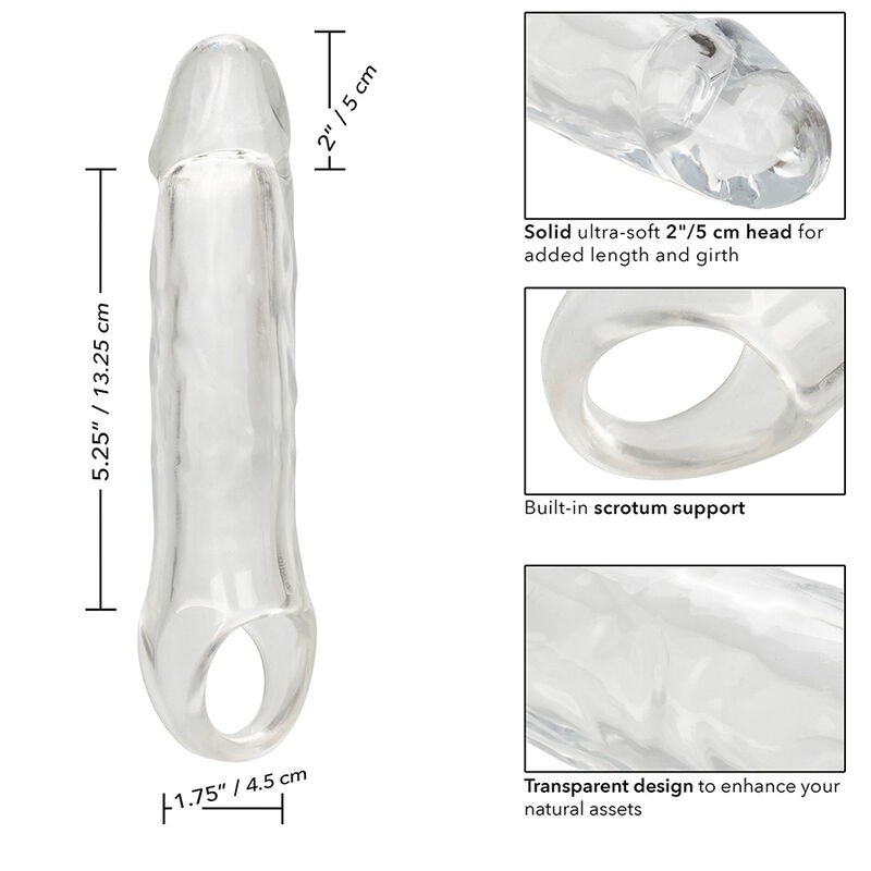 CALIFORNIA EXOTICS - PERFORMANCE MAXX CLEAR EXTENSION 7,5 TRANSPARENT CALIFORNIA EXOTICS - 8