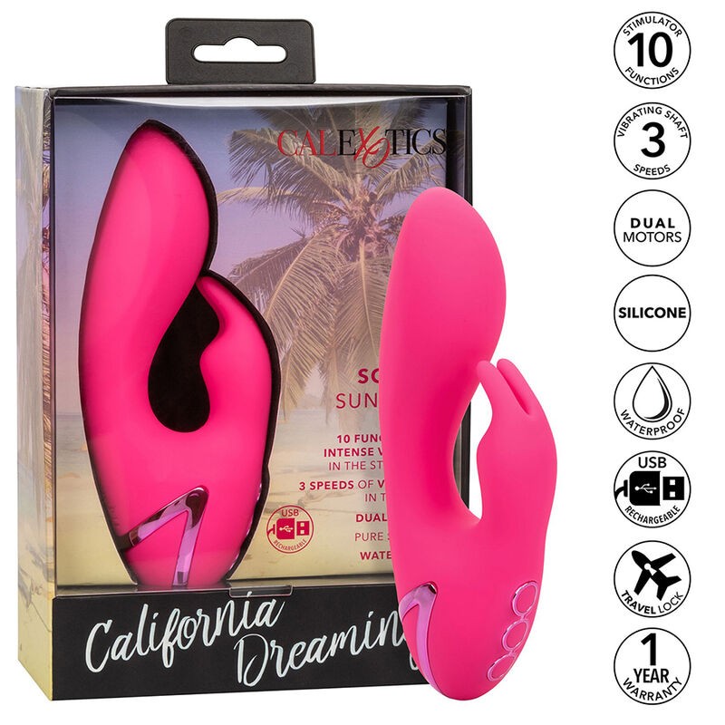 CALIFORNIA EXOTICS - SO. CAL SUNSHINE VIBRATOR RABBIT FUCHSIA BY CALIFORNIA DREAMING CALIFORNIA EXOTICS - 2