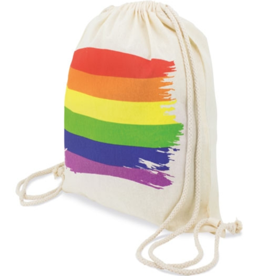 PRIDE - COTTON LGBT FLAG BACKPACK PRIDE - 1