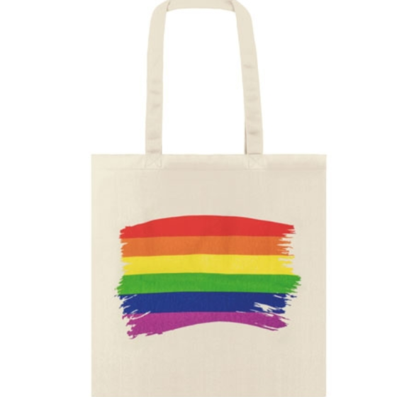 PRIDE - COTTON LGBT FLAG BAG PRIDE - 1