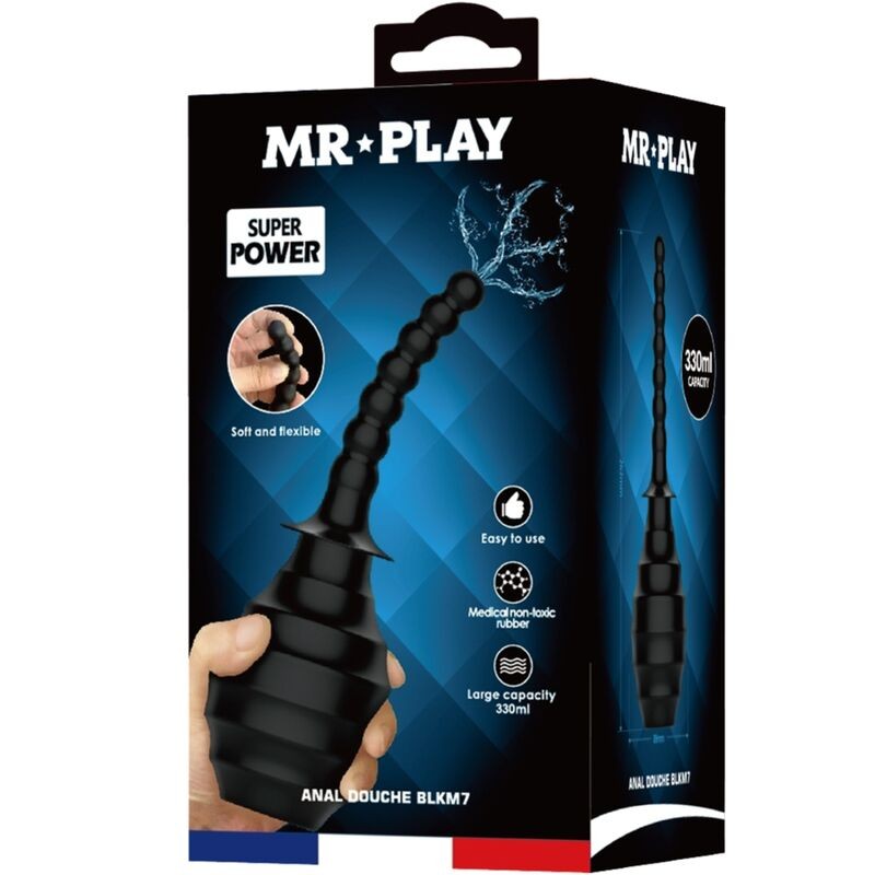 MR PLAY - ANAL DOUCHE BLKM7 SUPER POWER BLACK MR PLAY - 7