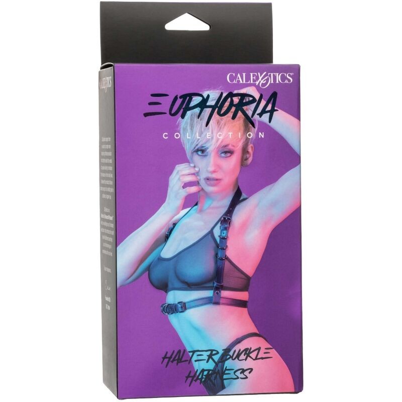 CALIFORNIA EXOTICS - EUPHORIA HALTER BUCKLE HARNESS BLACK CALIFORNIA EXOTICS - 3