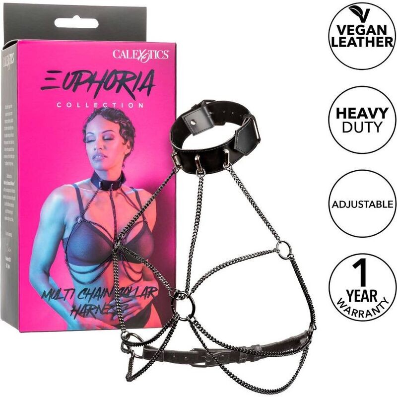 CALIFORNIA EXOTICS - EUPHORIA MULTI CHAIN COLLAR HARNESS CALIFORNIA EXOTICS - 2