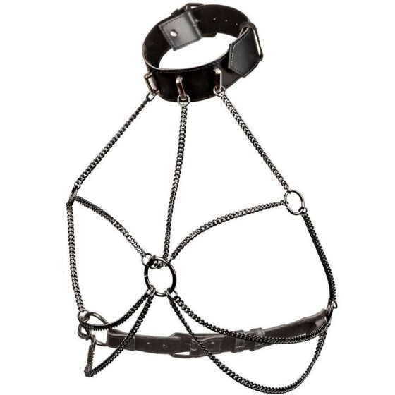 CALIFORNIA EXOTICS - EUPHORIA PLUS SIZE MULTI CHAIN COLLAR HARNESS CALIFORNIA EXOTICS - 4