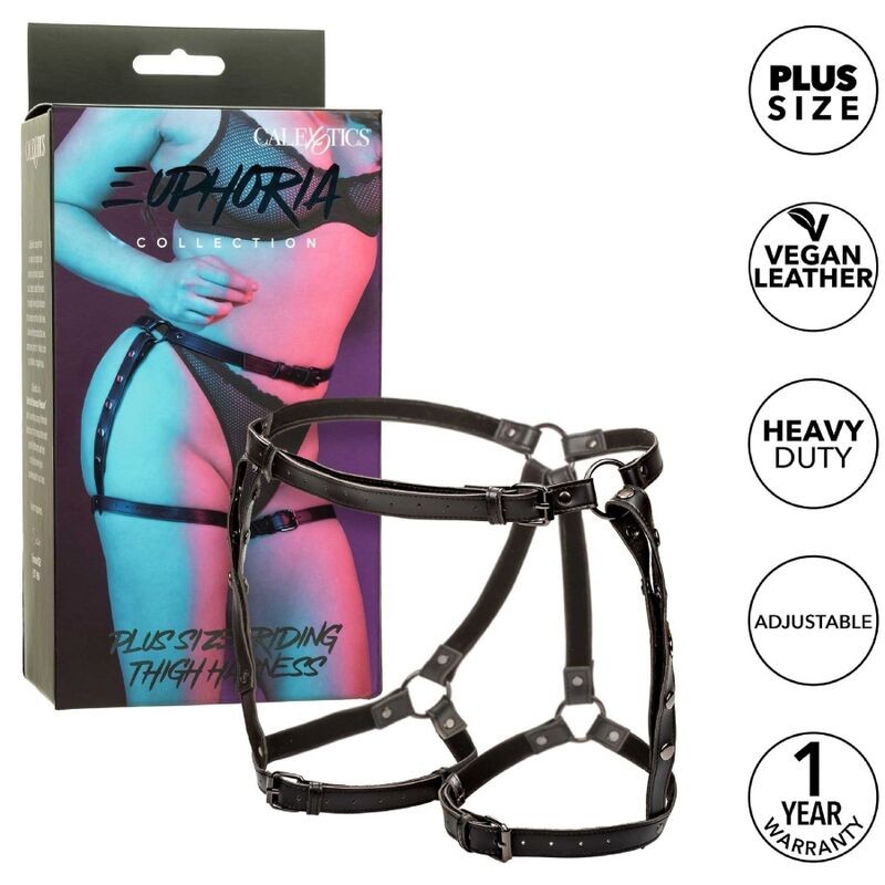 CALIFORNIA EXOTICS - EUPHORIA PLUS SIZE RIDING THIGH HARNESS CALIFORNIA EXOTICS - 2