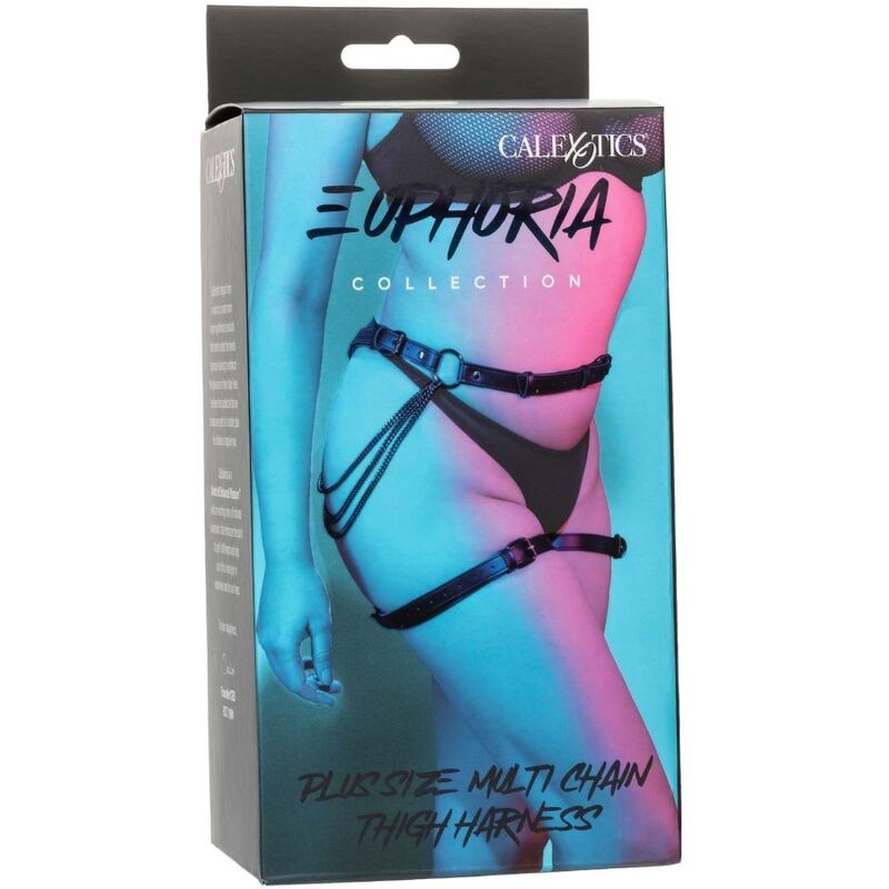 CALIFORNIA EXOTICS - EUPHORIA PLUS SIZE MULTI CHAIN THIGH HARNESS CALIFORNIA EXOTICS - 4