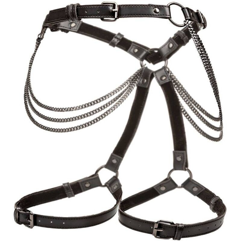 CALIFORNIA EXOTICS - EUPHORIA PLUS SIZE MULTI CHAIN THIGH HARNESS CALIFORNIA EXOTICS - 5