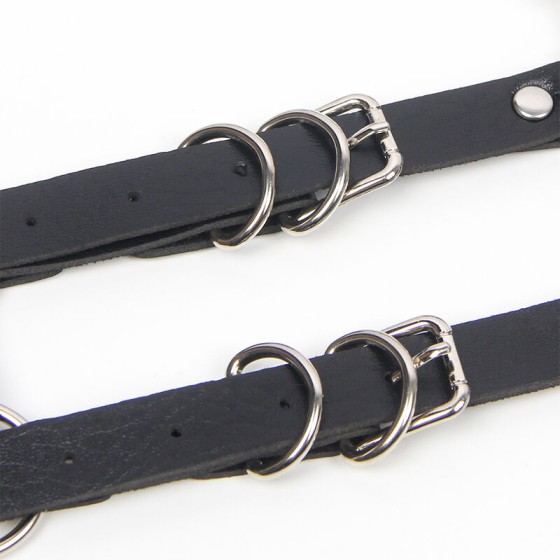 SUBBLIME - HARNESS WITH STRAPS AND CHAINDETAILS ONE SIZE SUBBLIME FETISH - 6