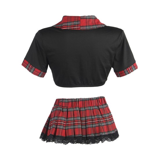 SUBBLIME - SEXY SCHOOLGIRL COSTUME WITH TOP L/XL SUBBLIME COSTUMES - 5