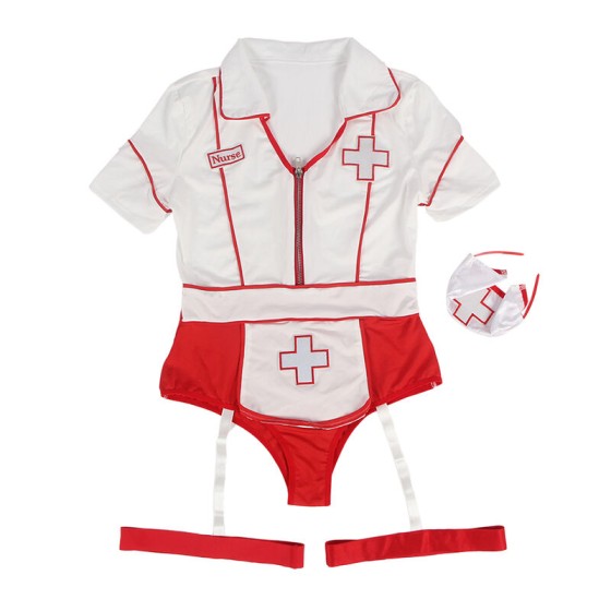 SUBBLIME - SEXY BODY NURSE COSTUME L/XL SUBBLIME COSTUMES - 4