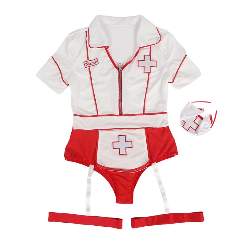 SUBBLIME - SEXY BODY NURSE COSTUME L/XL SUBBLIME COSTUMES - 4