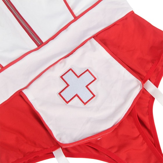 SUBBLIME - SEXY BODY NURSE COSTUME L/XL SUBBLIME COSTUMES - 7