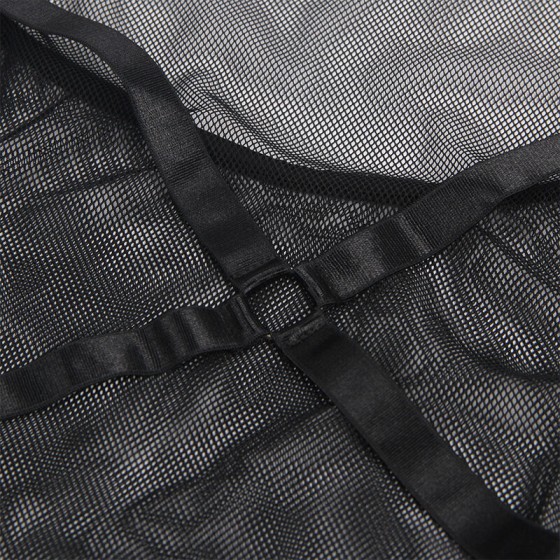 SUBLLIME - TRANSPARENT HALTER NECK DRESS BLACK S/M SUBBLIME DRESSES - 6