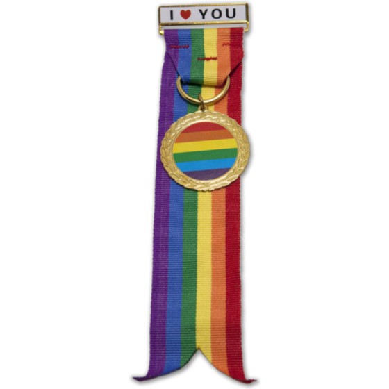 PRIDE - LGBT FLAG BROOCH PRIDE - 1