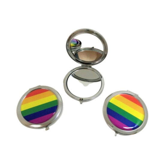 PRIDE - LGBT FLAG DOUBLE SIDED MIRROR PRIDE - 1