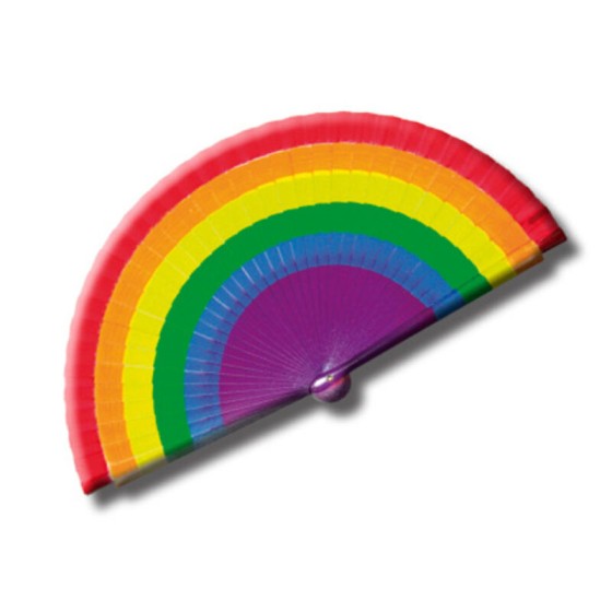 PRIDE - LGBT FLAG WOODEN FAN PRIDE - 1