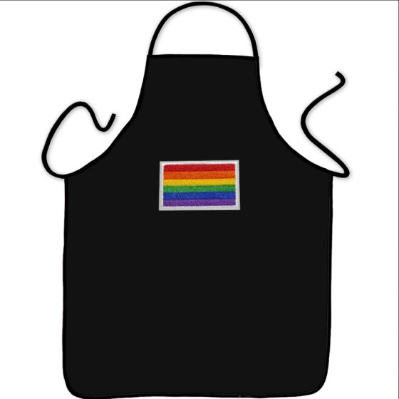 PRIDE - CHEF GOOD APRON WITH THE LGBT FLAG PRIDE - 1