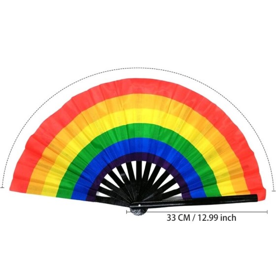 PRIDE -  LGTB HAND CRAFTED LARGE FAN PRIDE - 1