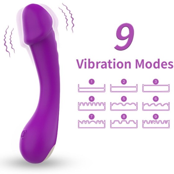 ARMONY - DILDO VIBRATOR G-SPOT SILICONE PURPLE ARMONY VIBRATORS - 1