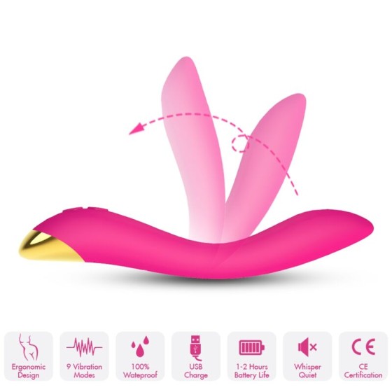 ARMONY - FLAMINGO VIBRATOR MULTIPOSITION FUCHSIA ARMONY VIBRATORS - 1