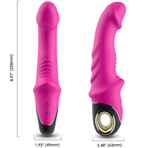 ARMONY - JOYBLADE DILDO VIBRATOR ROTATOR FUCHSIA ARMONY VIBRATORS - 1