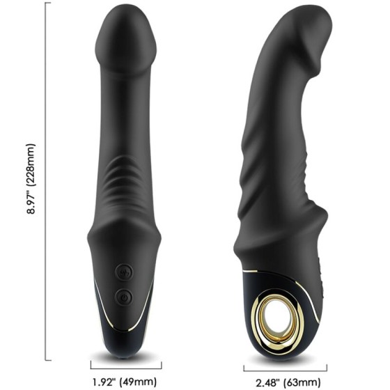 ARMONY - JOYBLADE DILDO VIBRATOR ROTATOR BLACK ARMONY VIBRATORS - 1