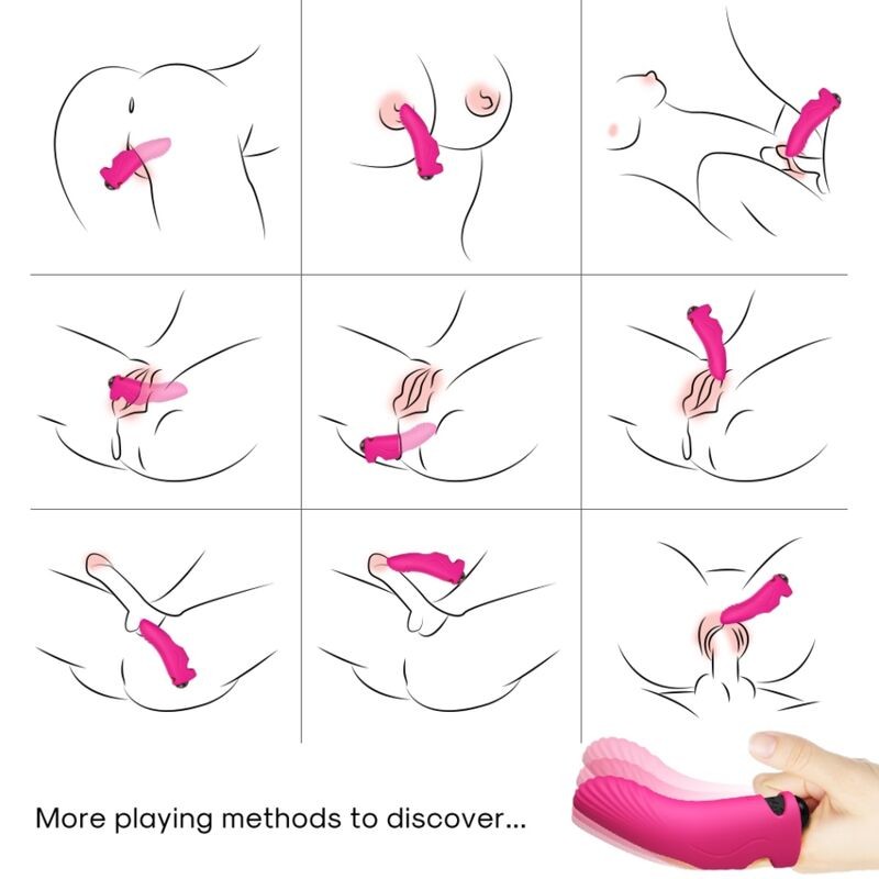 ARMONY - AURORA VIBRATOR FINGER FUCHSIA ARMONY VIBRATORS - 2