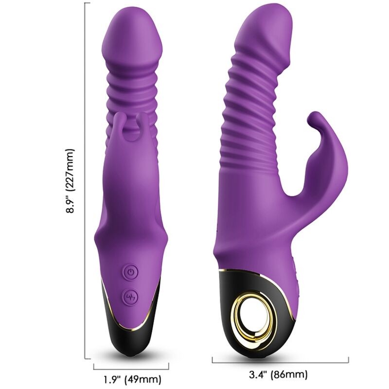 ARMONY - ZING DILDO VIBRATOR RABBIT PURPLE ARMONY VIBRATORS - 3