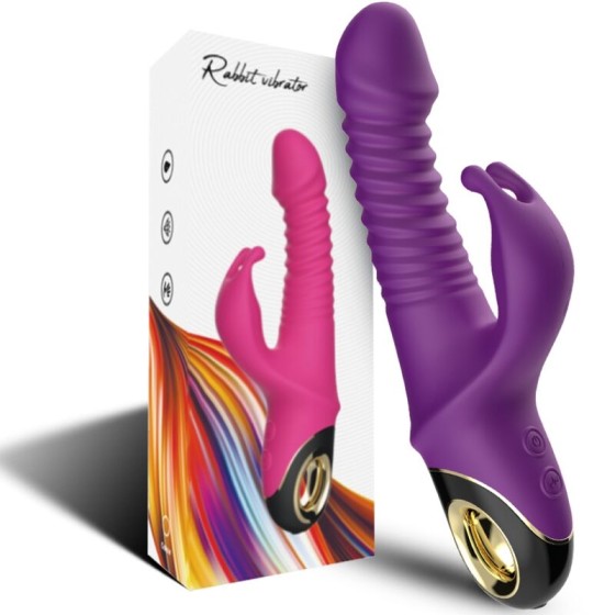 ARMONY - ZING DILDO VIBRATOR RABBIT PURPLE ARMONY VIBRATORS - 5