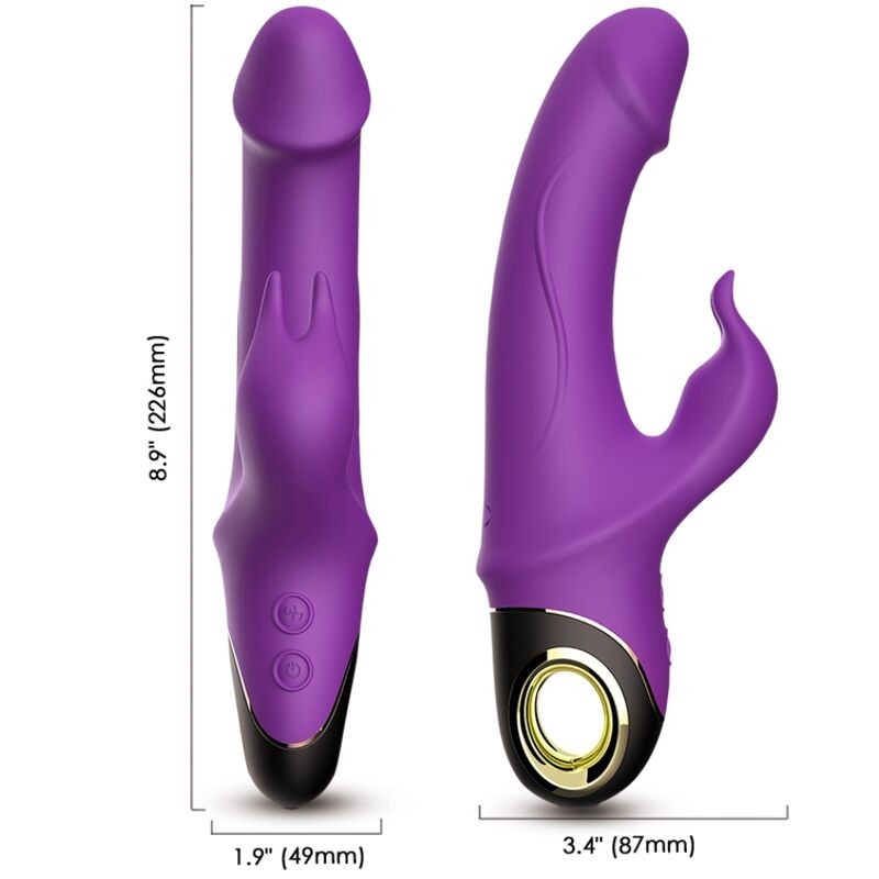 ARMONY - METEROR DILDO VIBRATOR RABBIT ROTATOR PURPLE ARMONY VIBRATORS - 1