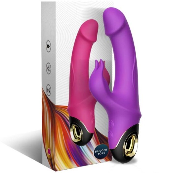 ARMONY - METEROR DILDO VIBRATOR RABBIT ROTATOR PURPLE ARMONY VIBRATORS - 5