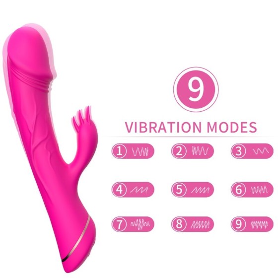 ARMONY - DILDO VIBRATOR RABBIT SILICONE FUCHSIA ARMONY VIBRATORS - 1