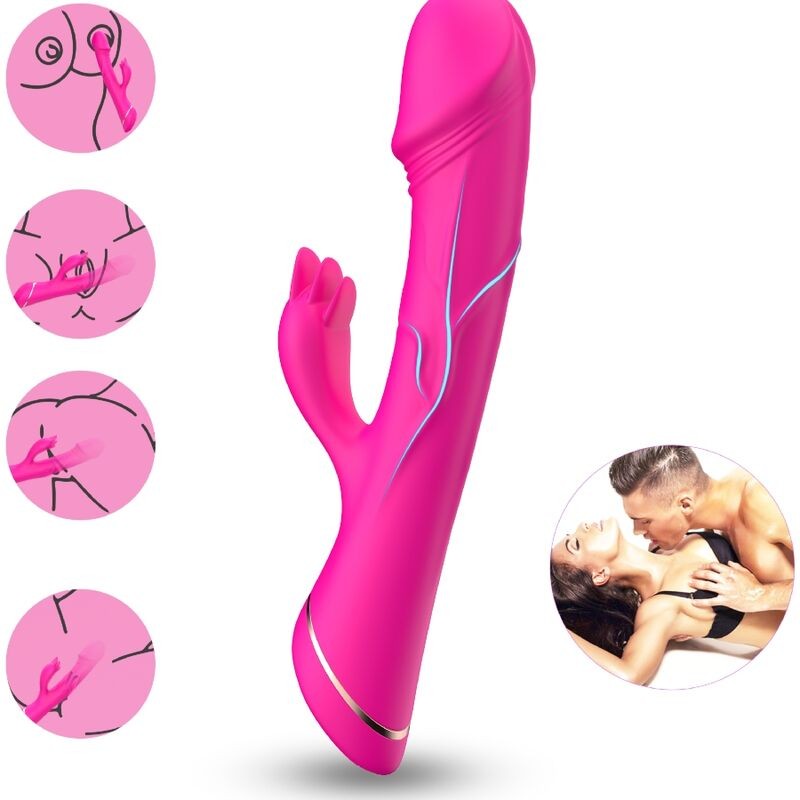 ARMONY - DILDO VIBRATOR RABBIT SILICONE FUCHSIA ARMONY VIBRATORS - 2