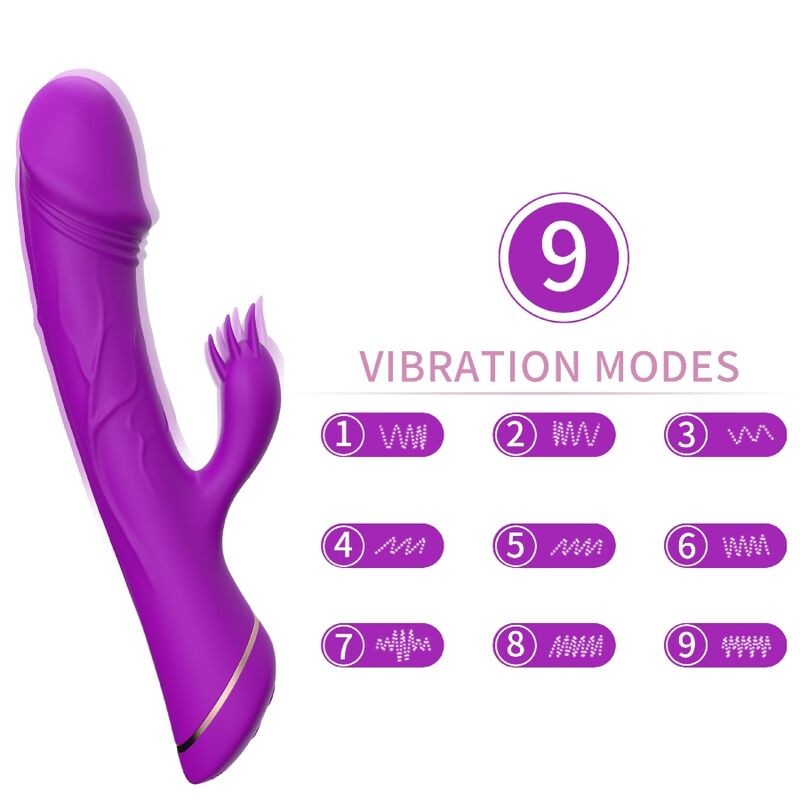 ARMONY - DILDO VIBRATOR RABBIT SILICONE PURPLE ARMONY VIBRATORS - 1