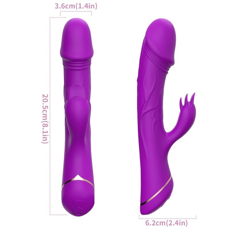 ARMONY - DILDO VIBRATOR RABBIT SILICONE PURPLE ARMONY VIBRATORS - 4