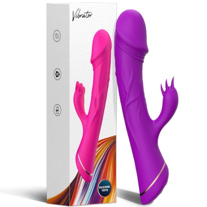 ARMONY - DILDO VIBRATOR RABBIT SILICONE PURPLE ARMONY VIBRATORS - 6