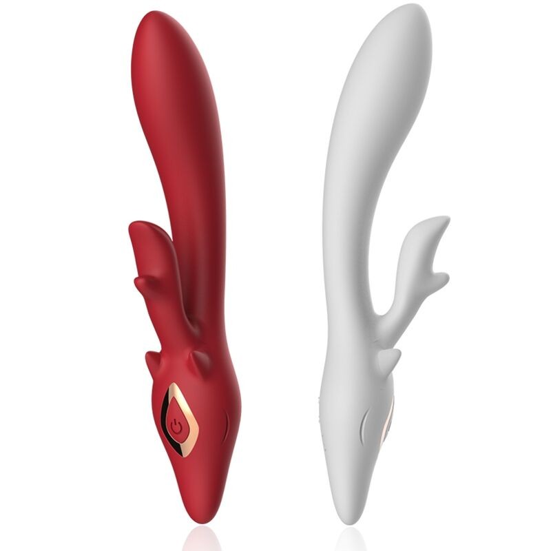 ARMONY - ELK VIBRATOR RABBIT CURVED RED ARMONY VIBRATORS - 4