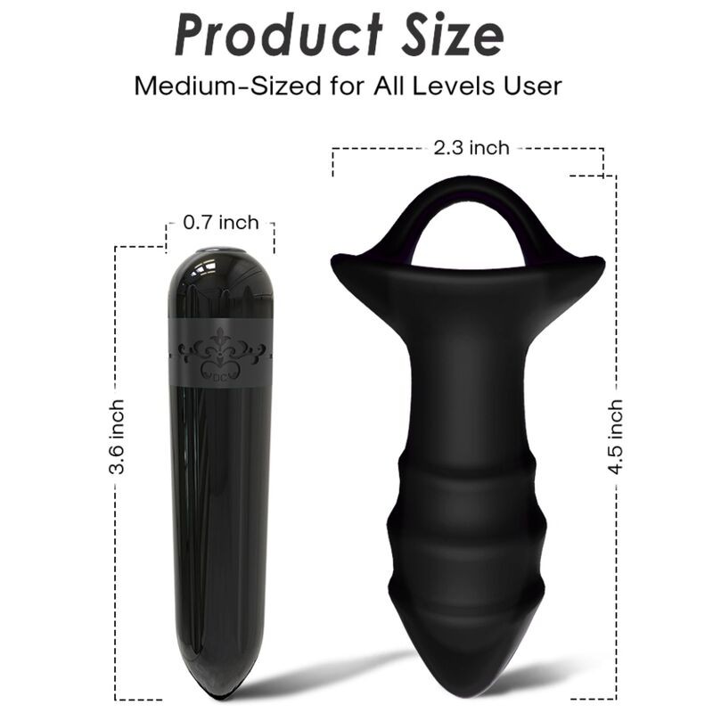 ARMONY - KYLIN FINGER VIBRATOR & ANAL PLUG REMOTE CONTROL BLACK ARMONY FOR HIM - 4