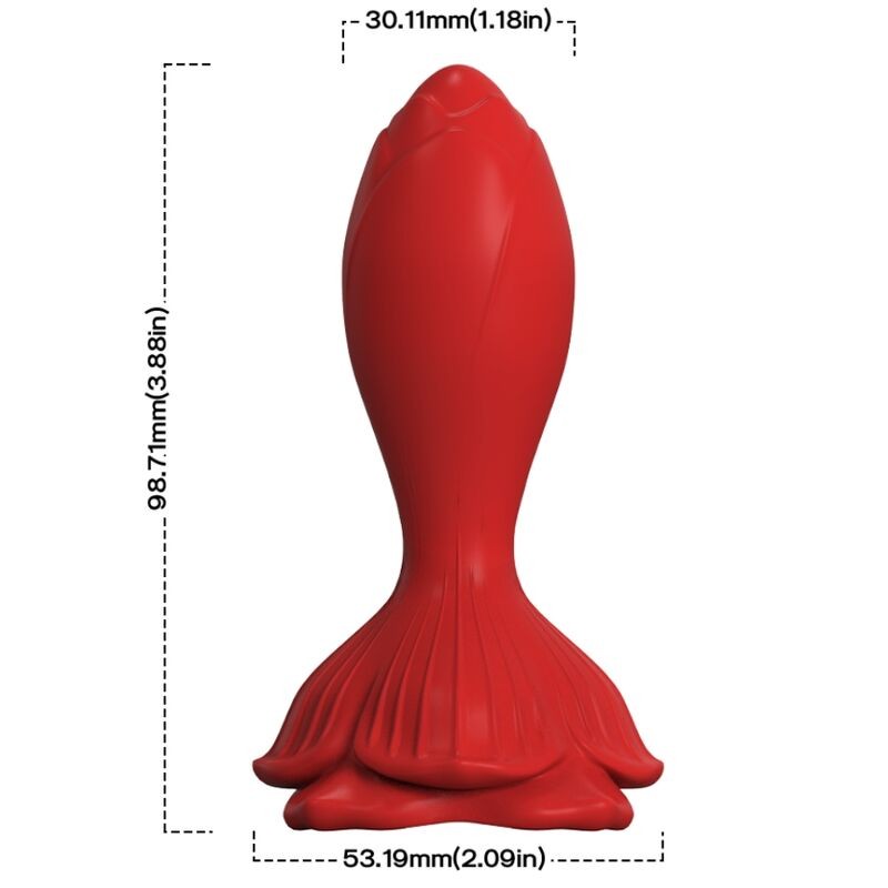 ARMONY - PINK VIBRATOR & ANAL PLUG SMALL REMOTE CONTROL RED ARMONY FOR HIM - 2