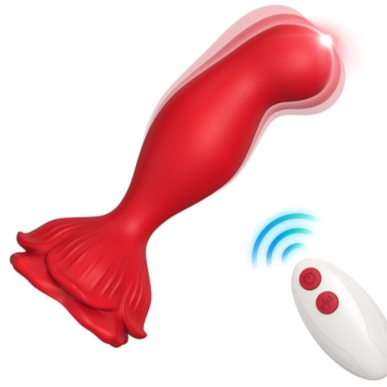 ARMONY - PINK VIBRATOR & ANAL PLUG REMOTE CONTROL RED ARMONY FOR HIM - 1