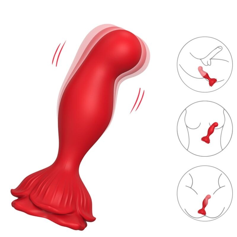 ARMONY - PINK VIBRATOR & ANAL PLUG REMOTE CONTROL RED ARMONY FOR HIM - 4