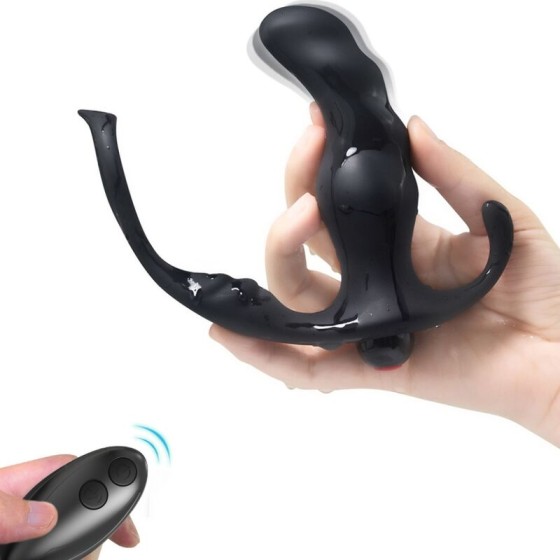 ARMONY - KNIGHT VIBRATOR ANAL PROSTATE & RING REMOTE CONTROL BLACK ARMONY FOR HIM - 1