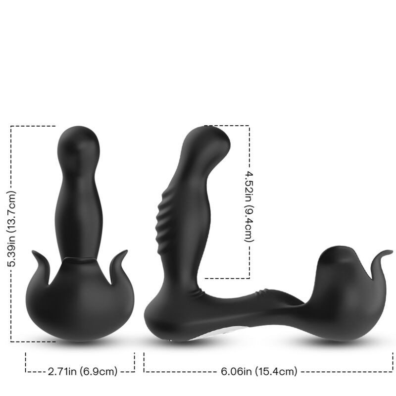 ARMONY - SURROUND VIBRATOR ANAL & STIMULATOR TESTICULOS REMOTE CONTROL BLACK ARMONY FOR HIM - 3