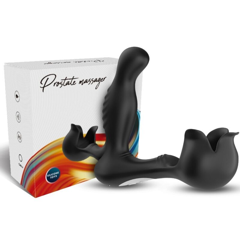 ARMONY - SURROUND VIBRATOR ANAL & STIMULATOR TESTICULOS REMOTE CONTROL BLACK ARMONY FOR HIM - 4