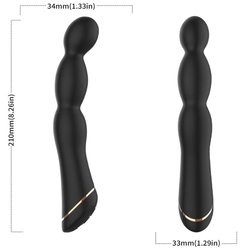 ARMONY - BAMBU VIBRATOR ADJUSTABLE BLACK ARMONY VIBRATORS - 1