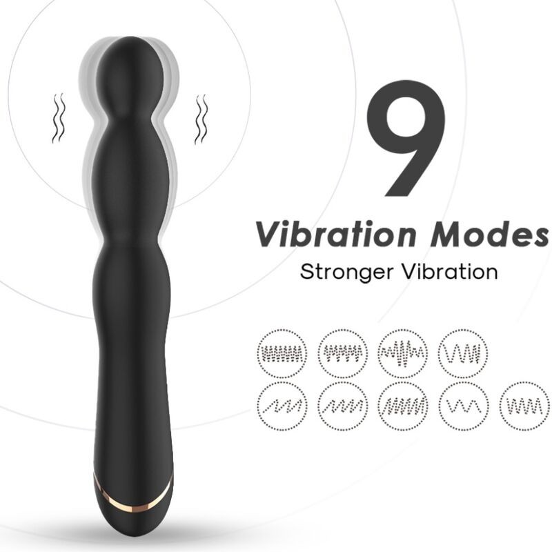 ARMONY - BAMBU VIBRATOR ADJUSTABLE BLACK ARMONY VIBRATORS - 2