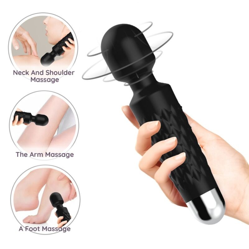 ARMONY - POSTMAN MASSAGER & VIBRATOR SUPER FLEXIBLE HEAD BLACK ARMONY MASSAGERS - 1