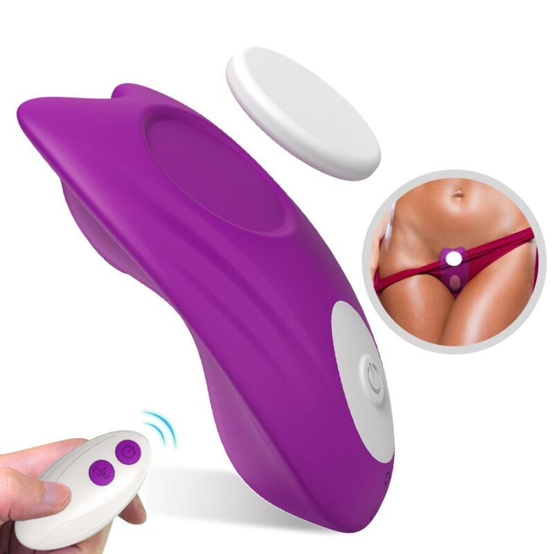 ARMONY - BUTTERFLY WEARABLE PANTIES VIBRATOR REMOTE CONTROL PURPLE ARMONY WEARABLES - 1