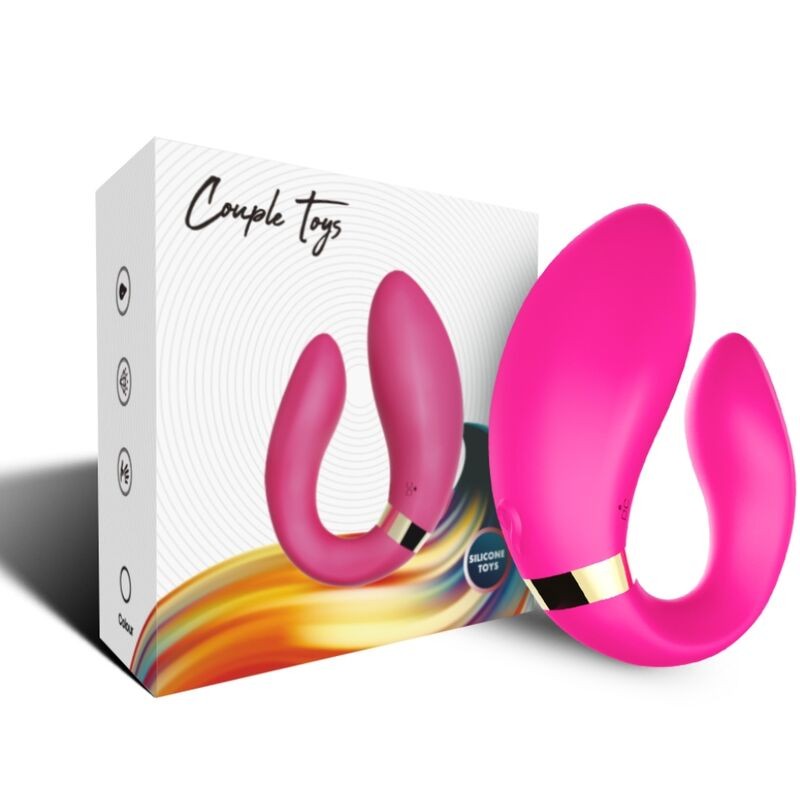 ARMONY - CRESCENT VIBRATOR FOR COUPLES REMOTE CONTROL FUCHSIA ARMONY FOR COUPLES - 4